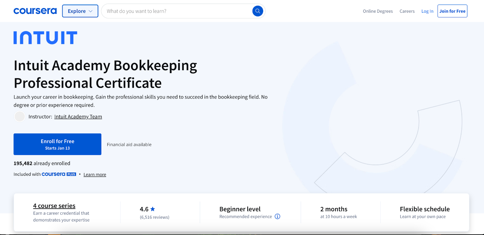 Intuit Academy Bookkeeping Professional Certificate