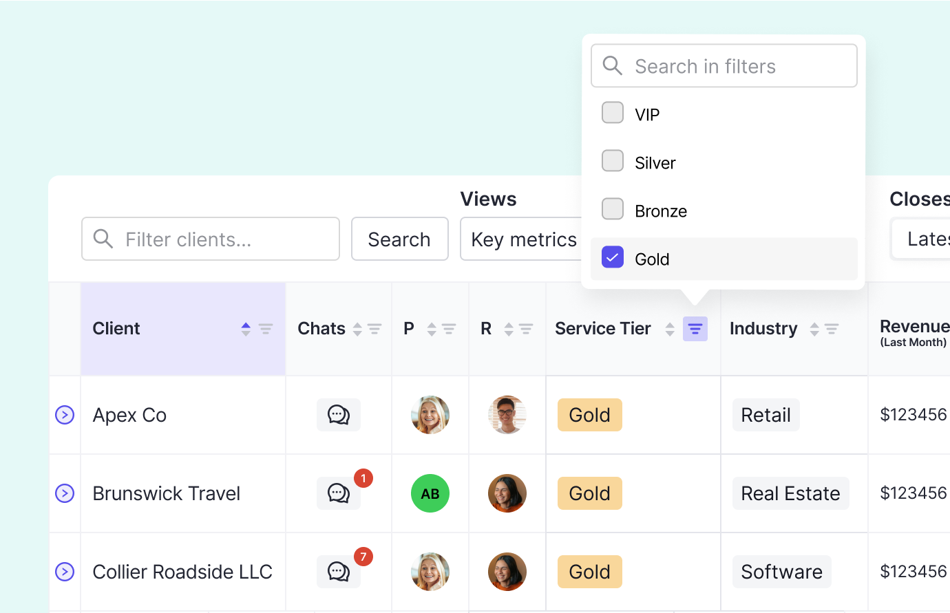 client information