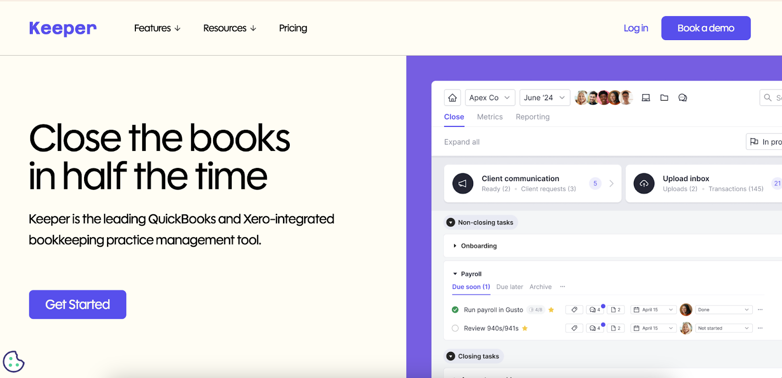 keeper homepage